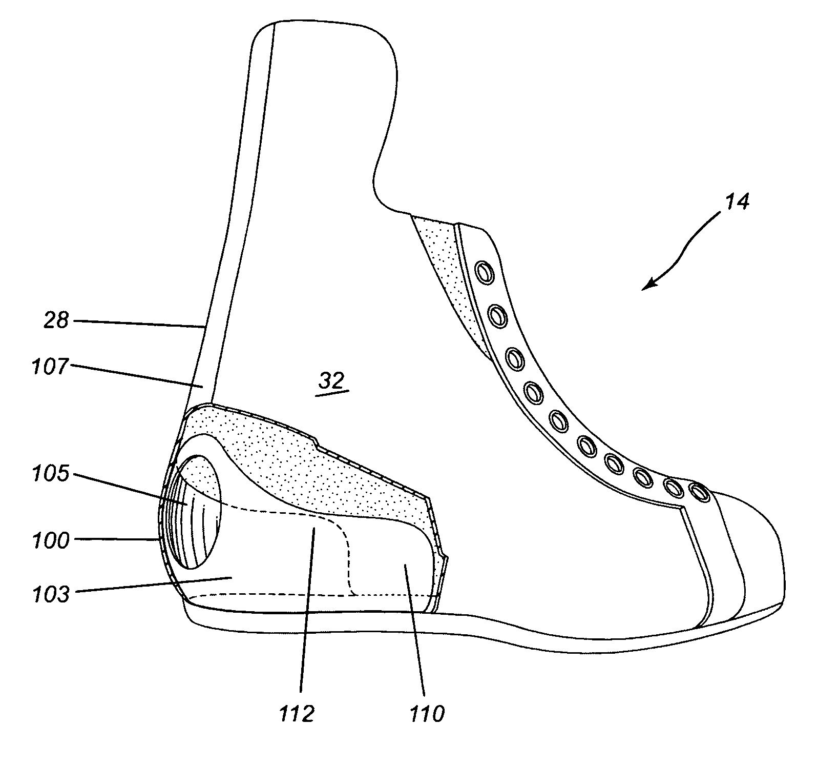 Skate boot