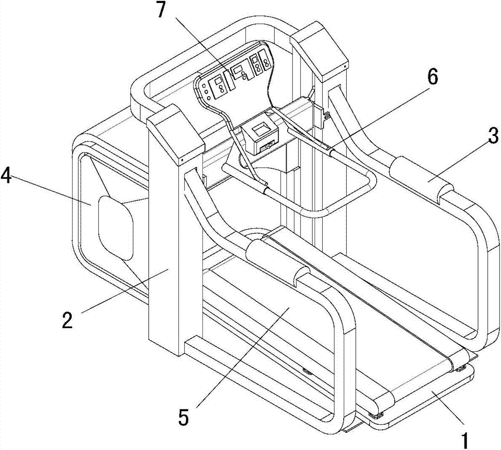 Air bag weight reduction lower limb training device