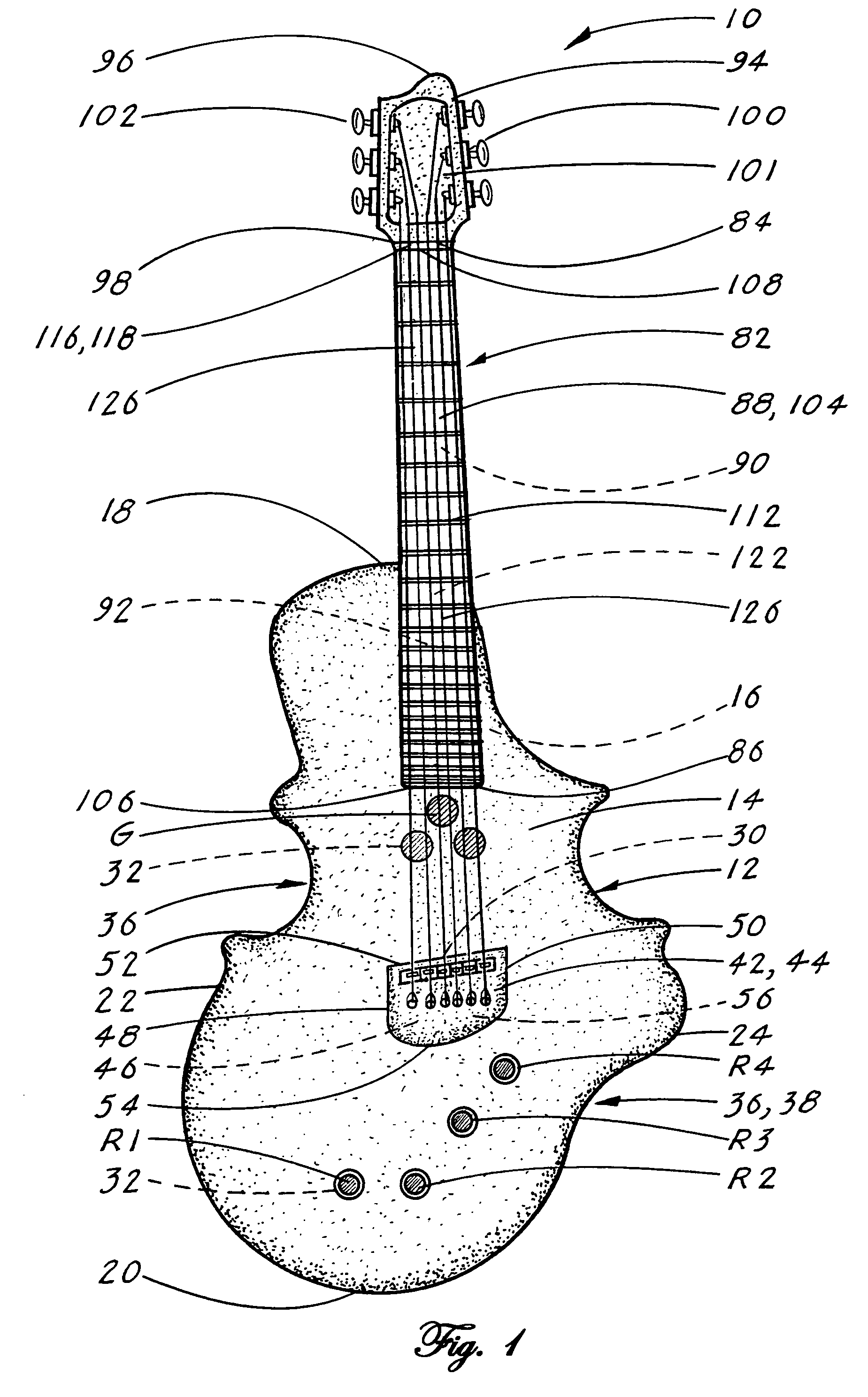 Guitar and violin hybrid instrument