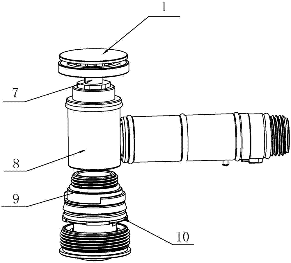 Kitchen sprinkler with switch