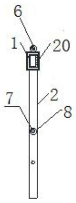 Fixing clamp for concrete guide wall or beam mold