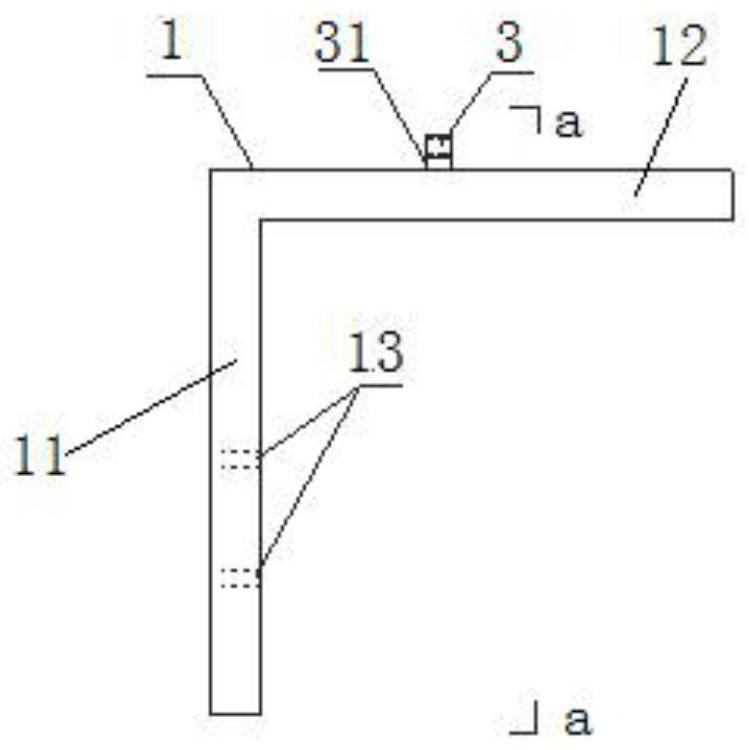 Fixing clamp for concrete guide wall or beam mold