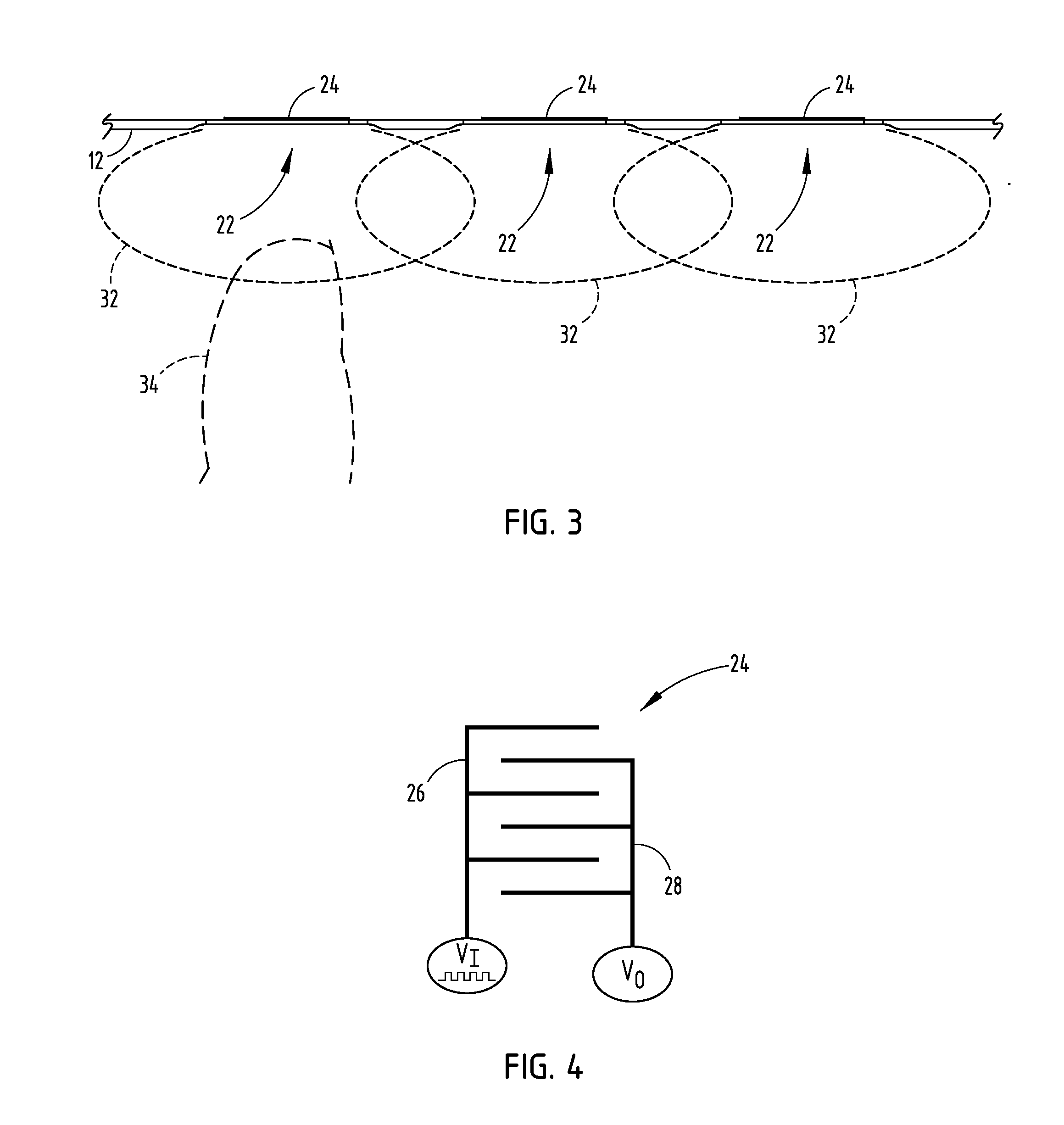 Proximity switch assembly and activation method with exploration mode