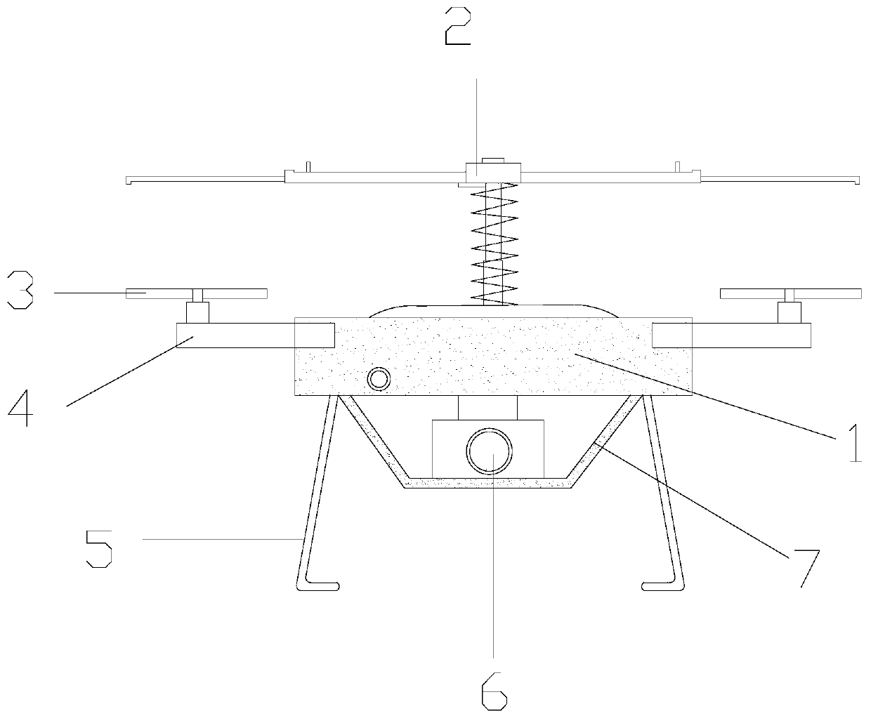 An aerial camera with intelligent steering function
