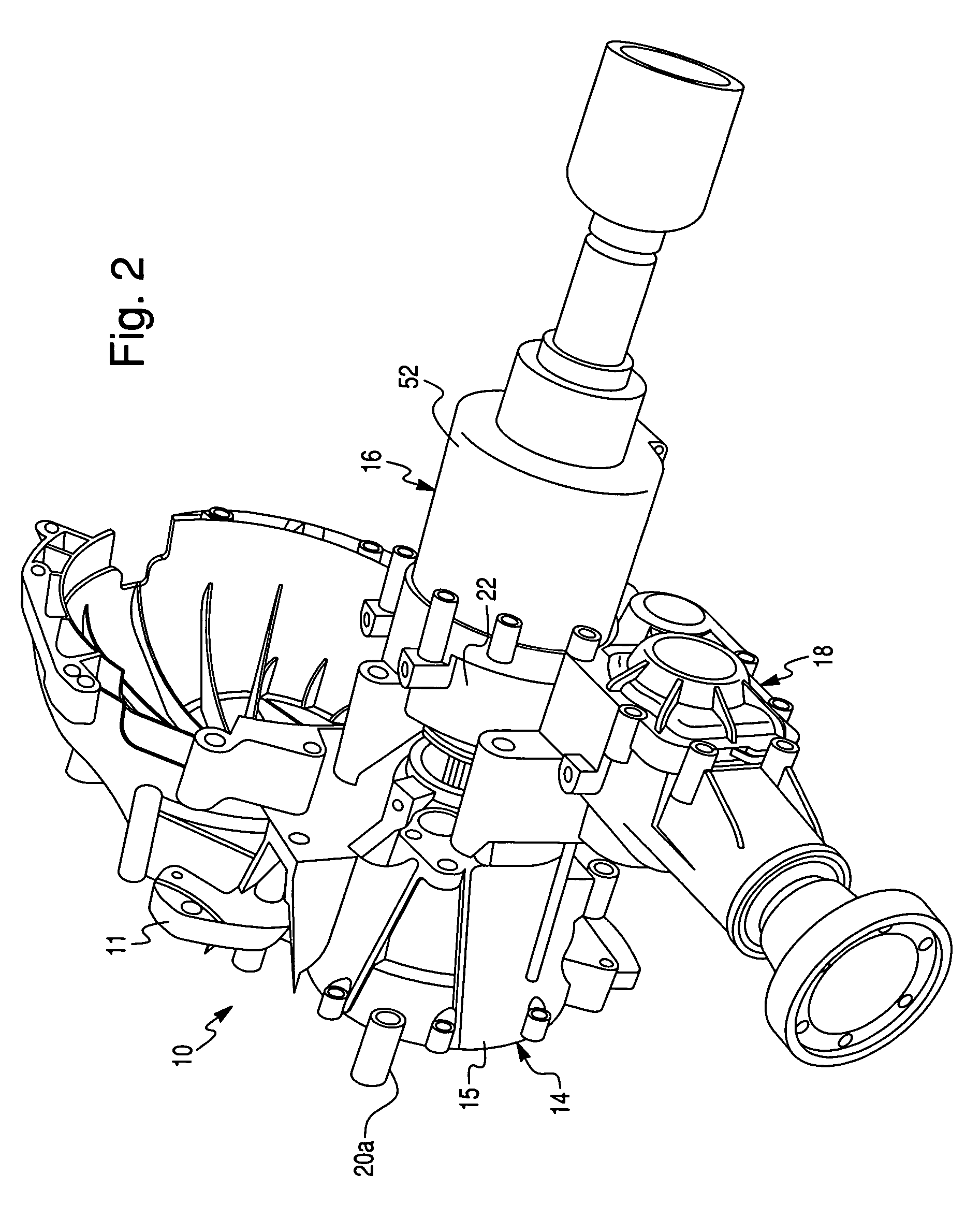Transaxle unit with integrated power take-off unit and torque coupling device