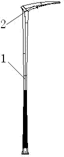 Street lamp with adjustable light-emitting angle