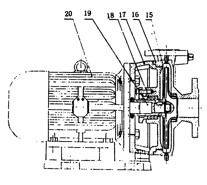 Water-pump piloting automatic vacuum suction device