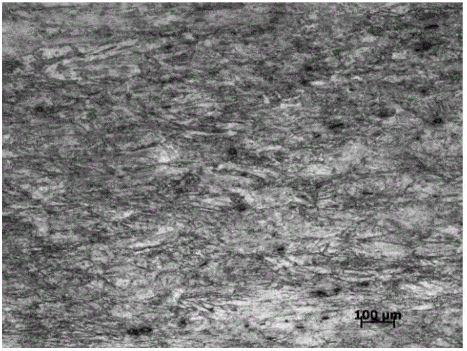 Production method for twinning induced plasticity steel of deformed grain/partial re-crystallization structures