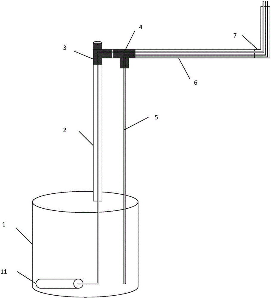 Farmland non-point source pollution underground leaching main water process monitoring device and method