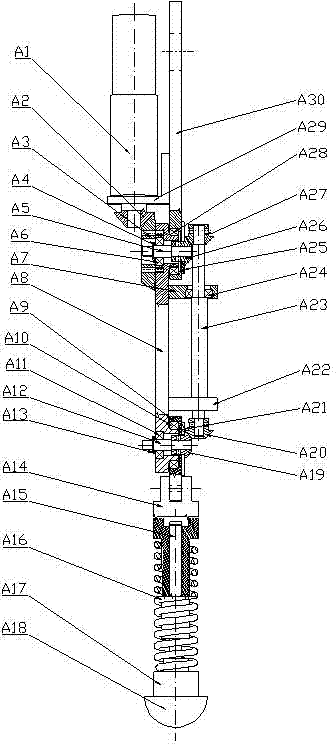 Leg mechanism for four-legged robots