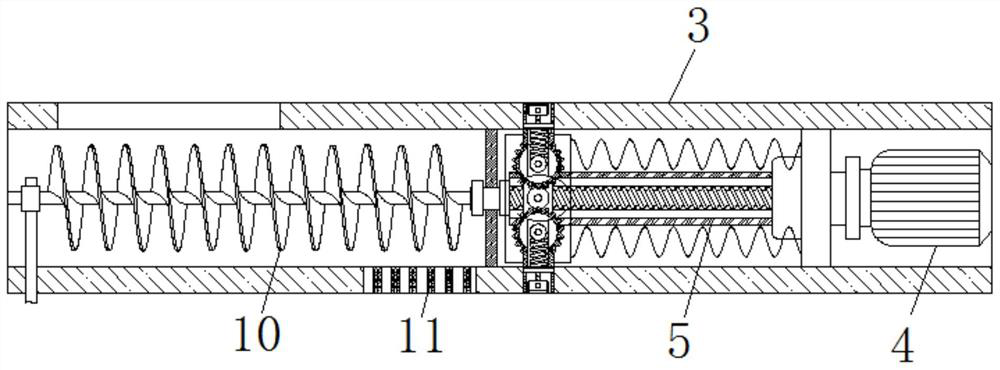 Bundling device for maintaining same size of compression block for garden waste treatment