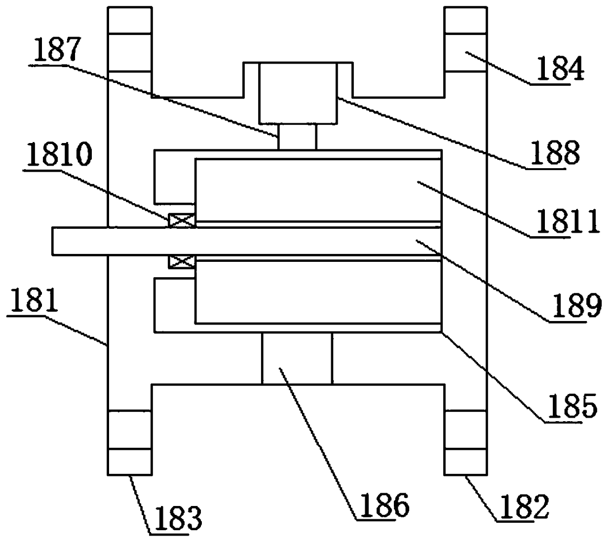 Poultry pen cleaning device for animal husbandry