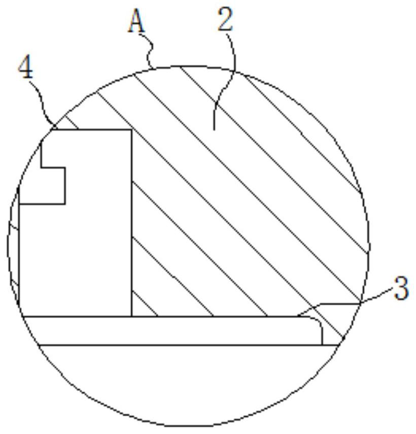 Gear ring forging die for staged forging and forging technology