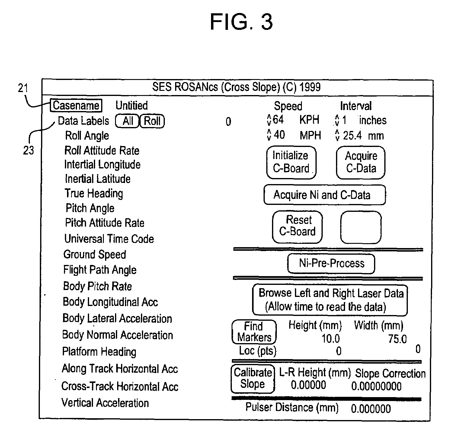 Method and apparatus for pavement cross-slope measurement