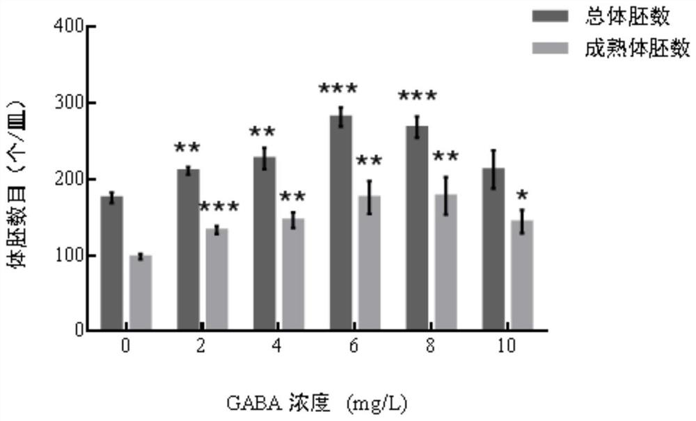 A Medium for Promoting Somatic Embryogenesis of Liriodendron chinensis by Using γ-Aminobutyric Acid and Its Application
