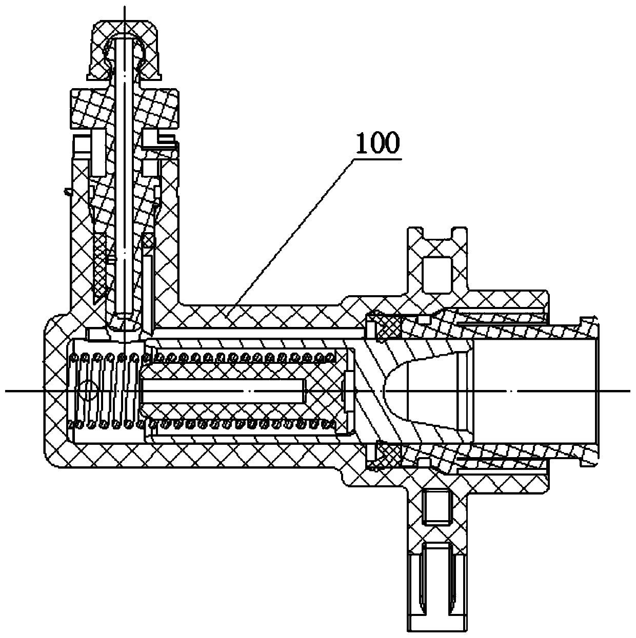 Clutch working cylinder shield and cylinder block assembly press fitting and detection device
