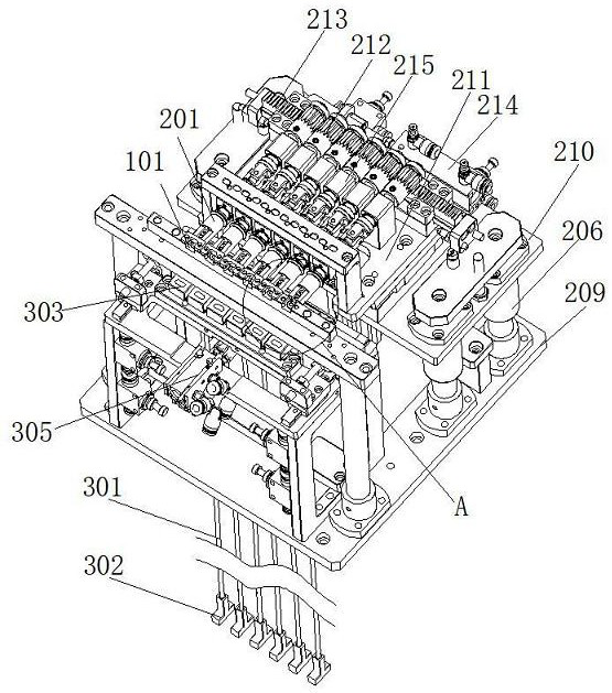 A gasket automatic sorting machine