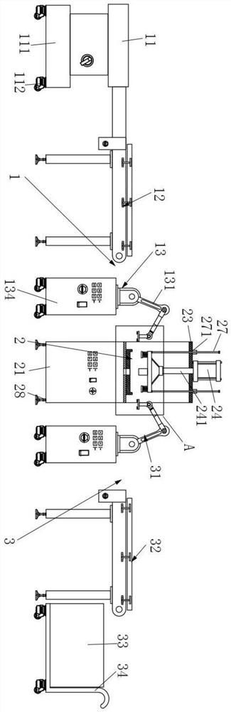 Automobile part punching automatic production line and working method thereof