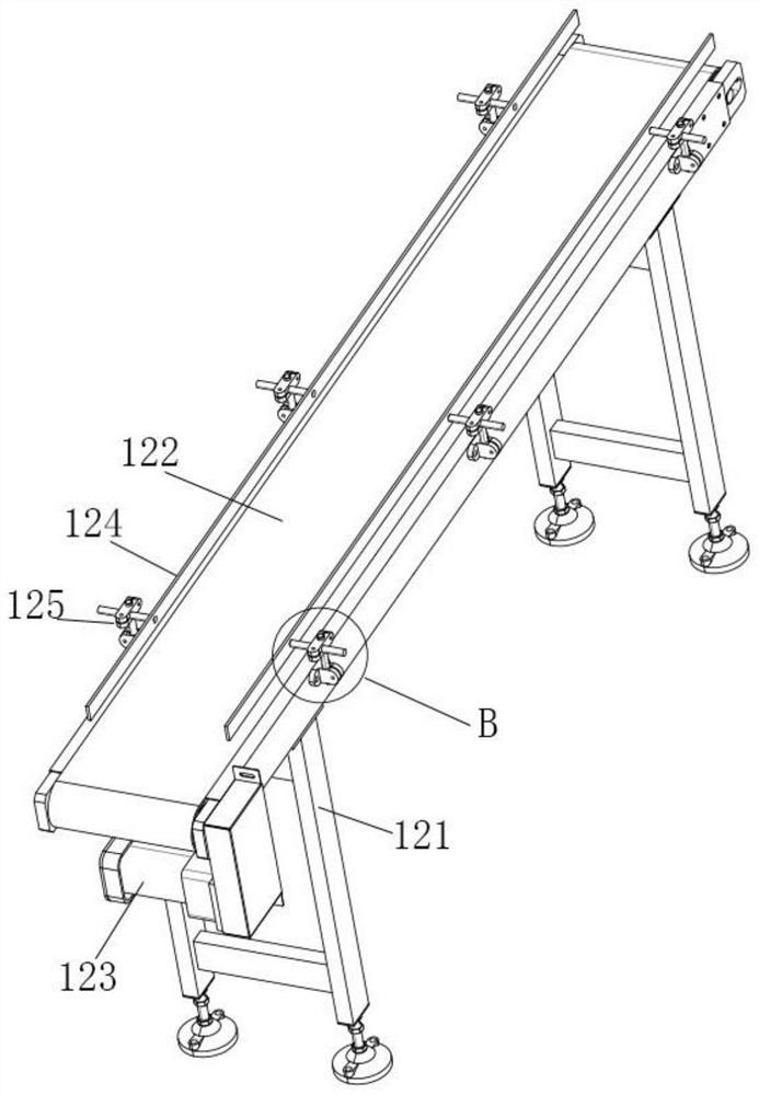 Automobile part punching automatic production line and working method thereof