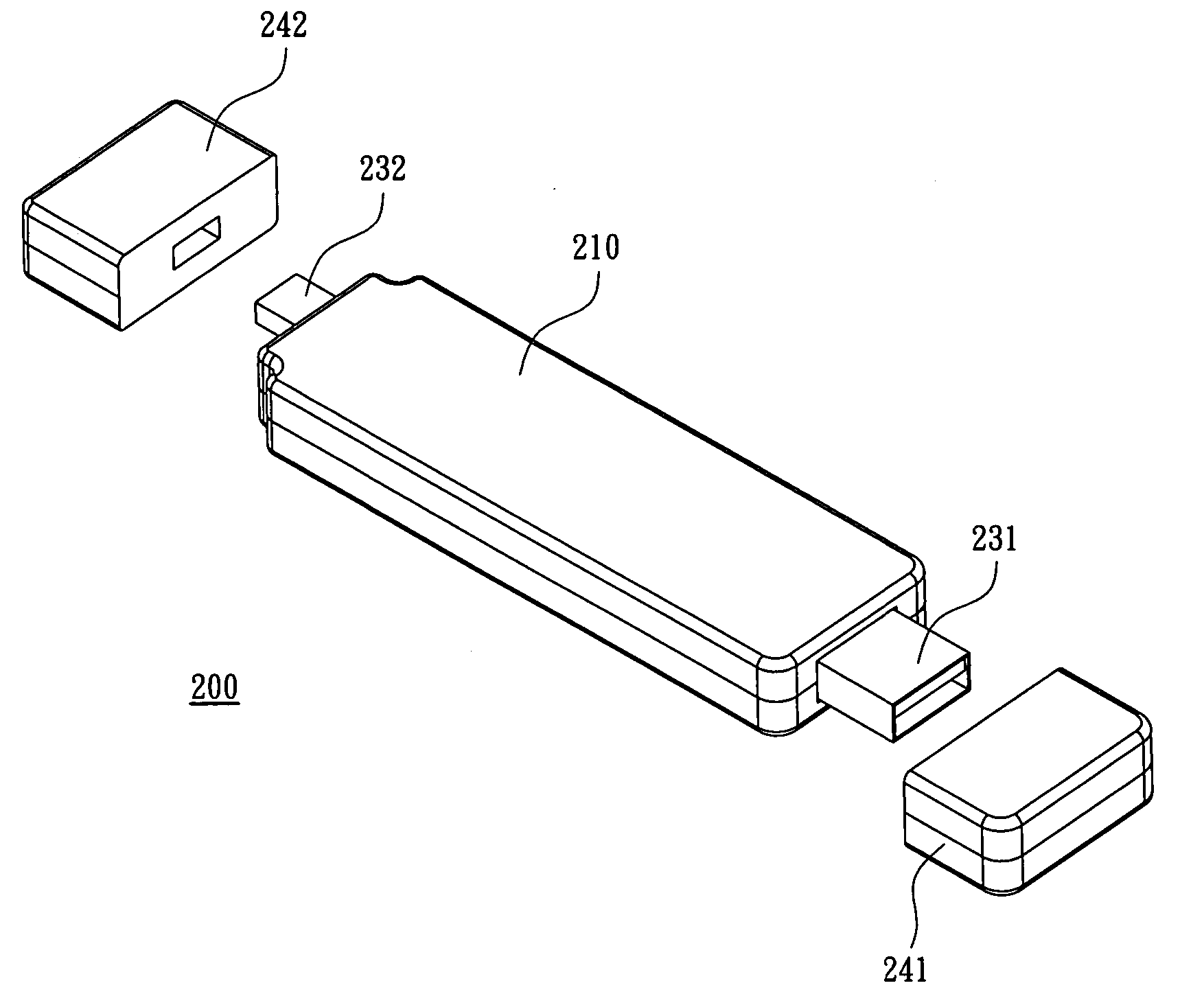 Portable storage device with multiple data interfaces