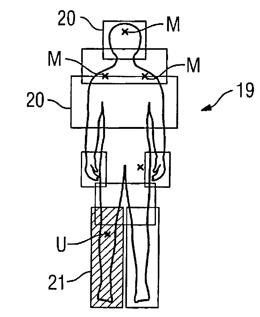 Method and apparatus for acquisition and evaluation of image data of an examination subject