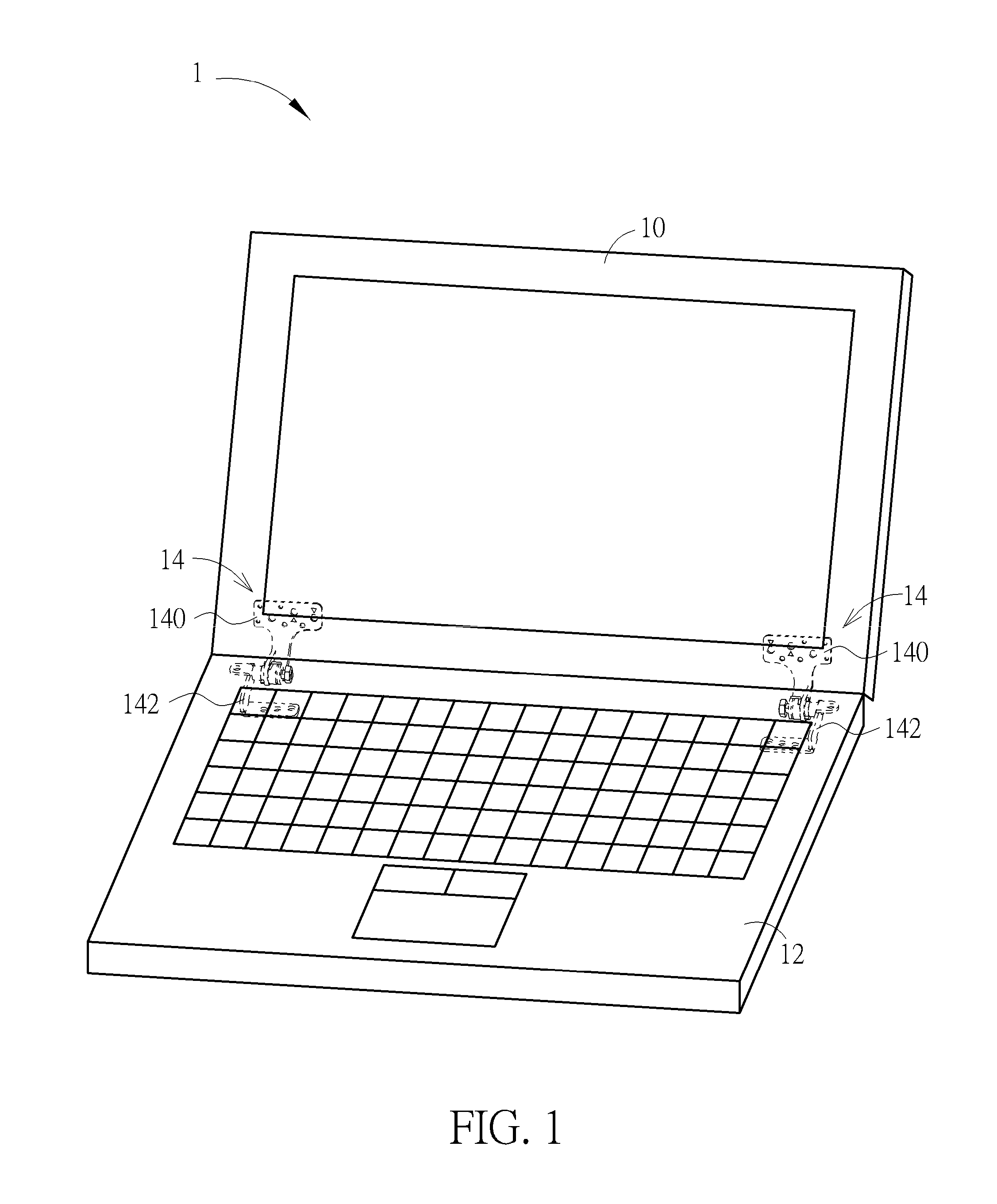 Hinge and foldable electronic apparatus therewith