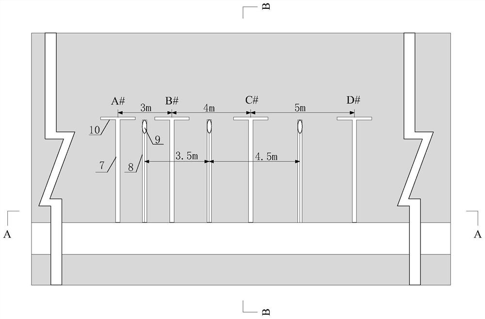 A method of using high-pressure water jets to induce the overall destruction of overlying residual coal pillars