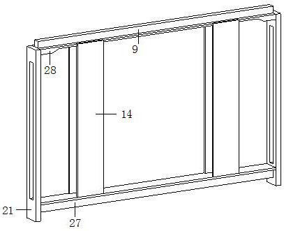 An easy-to-install sandwich color steel plate