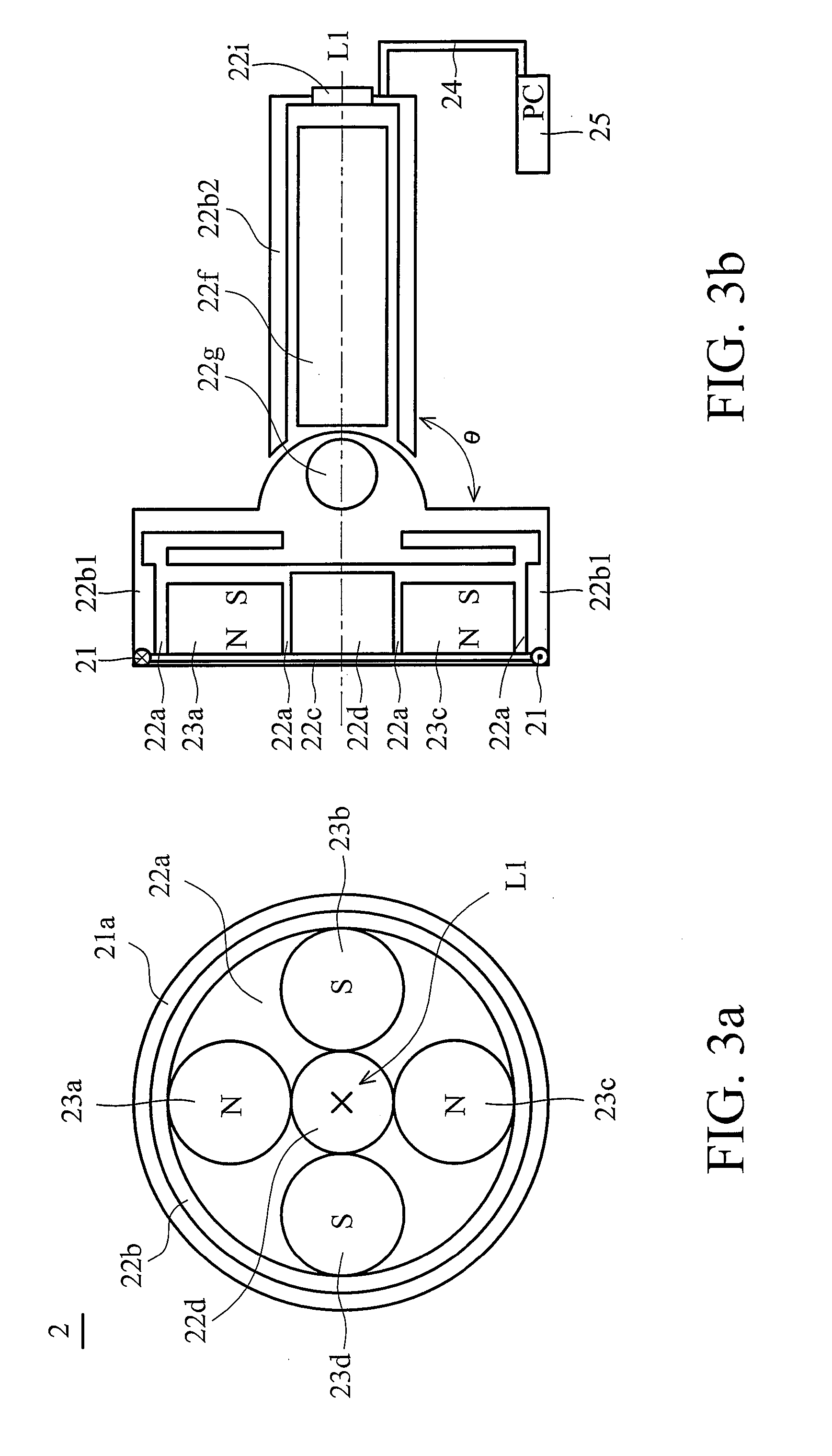 Endoscope and magnetic field control method thereof