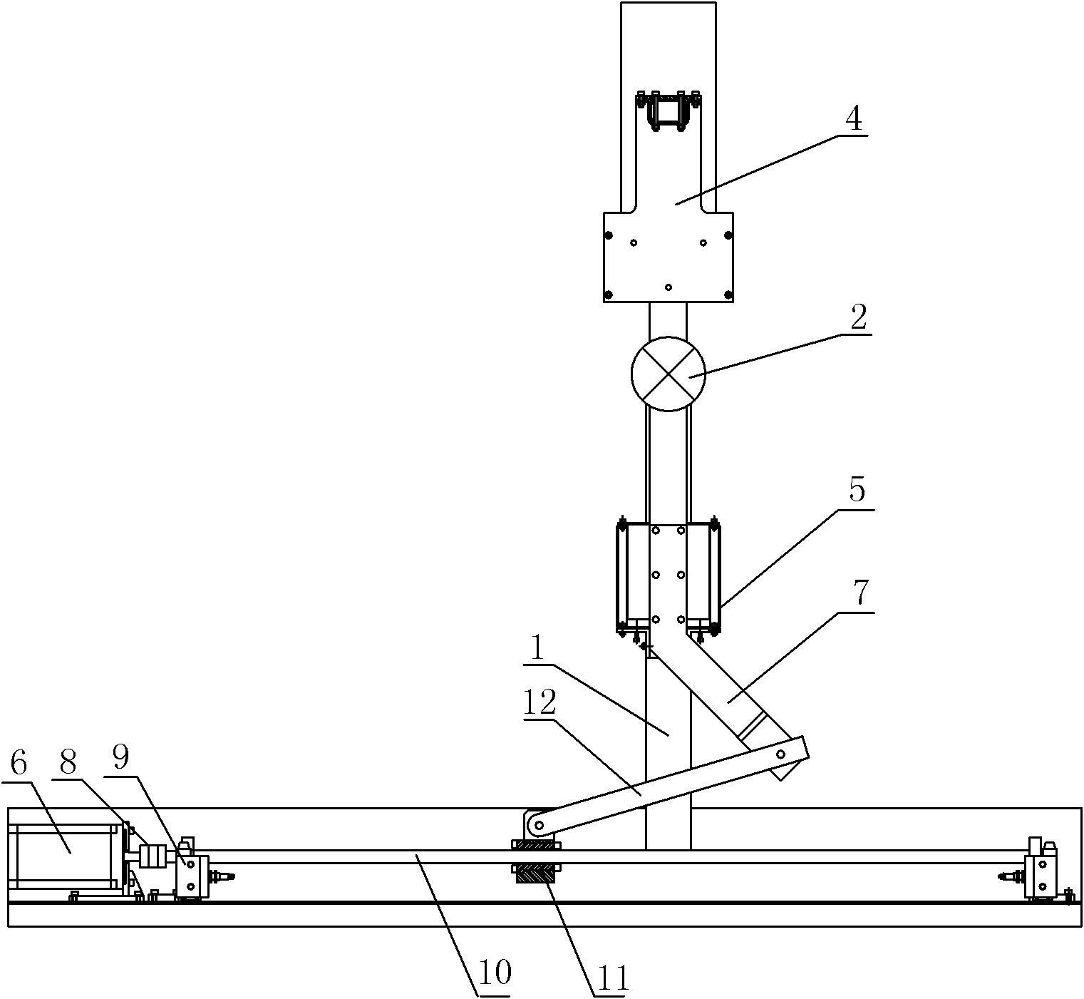 X-ray detector optical path rotation mechanism