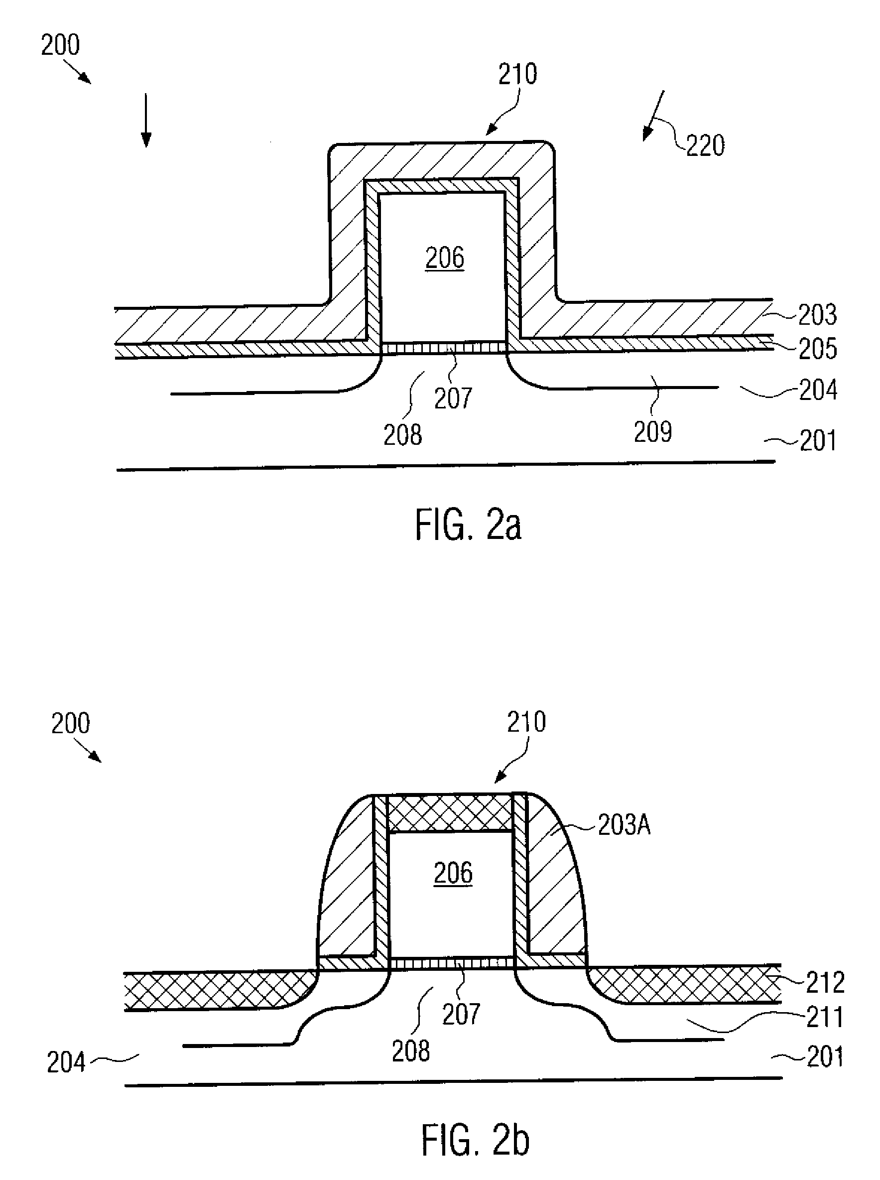 Technique for forming a silicon nitride layer having high intrinsic compressive stress