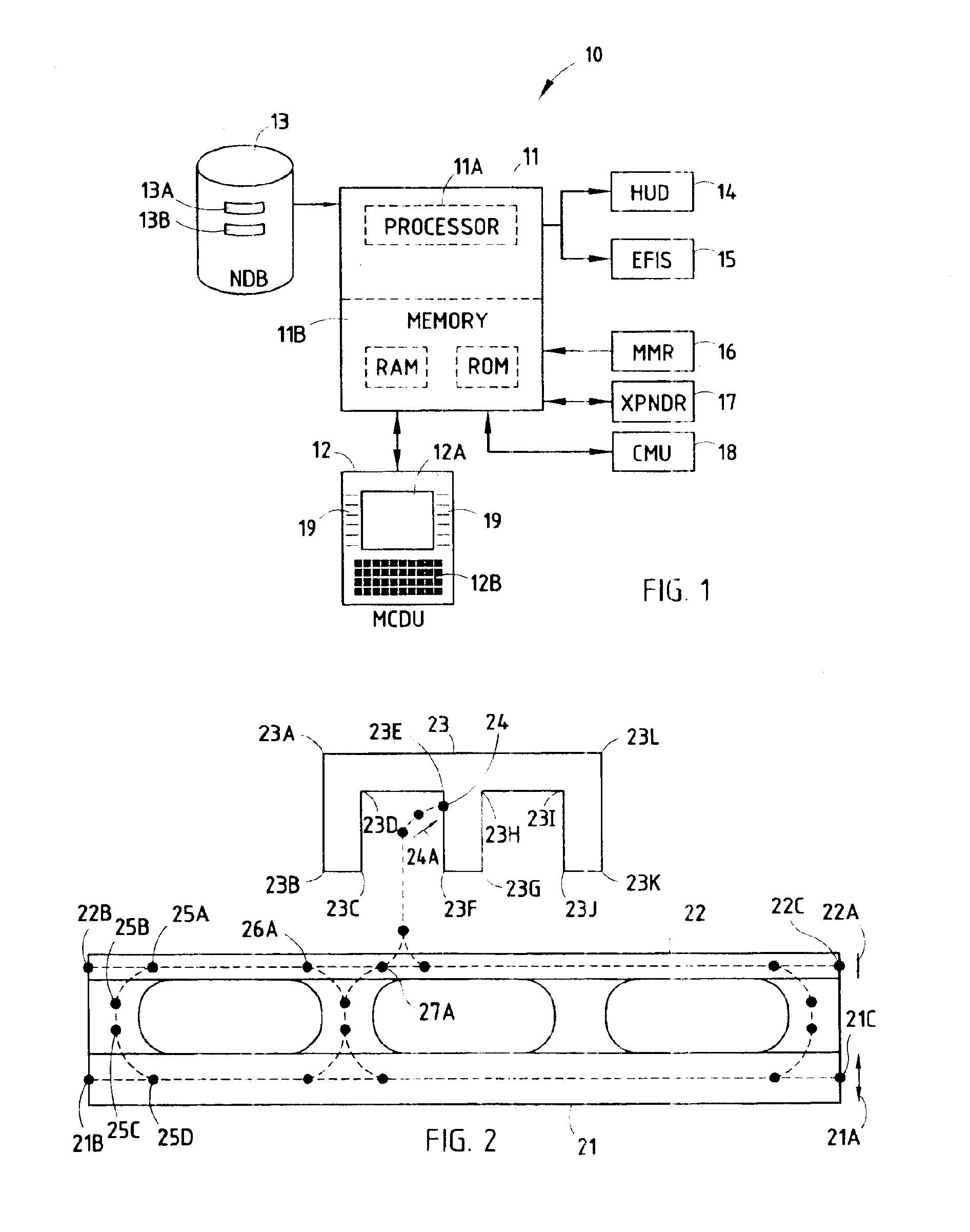 Airport map system with compact feature data storage