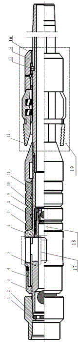 A packer for volume fracturing of horizontal wells