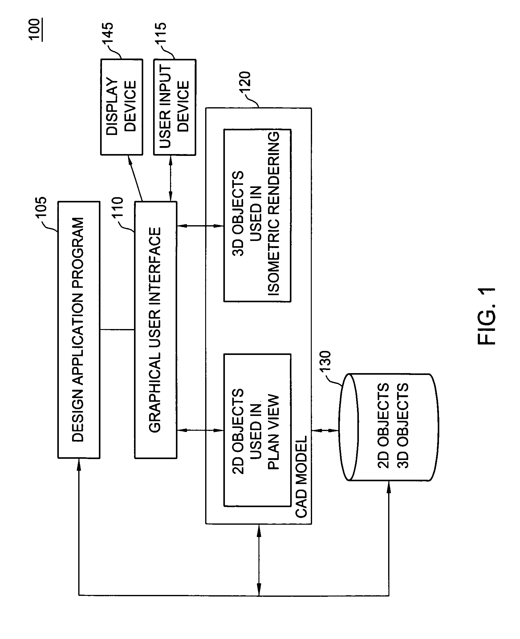 Method for creation of architectural space objects for area and volume calculation