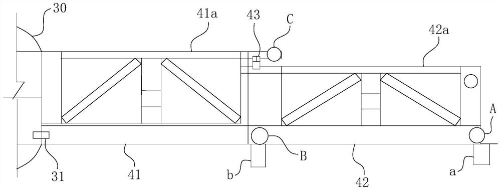 Externally added elevator system for existing building and control method of externally added elevator system