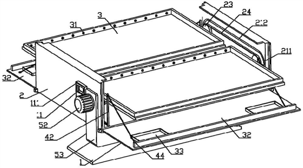 Sand table model display device for landscape design