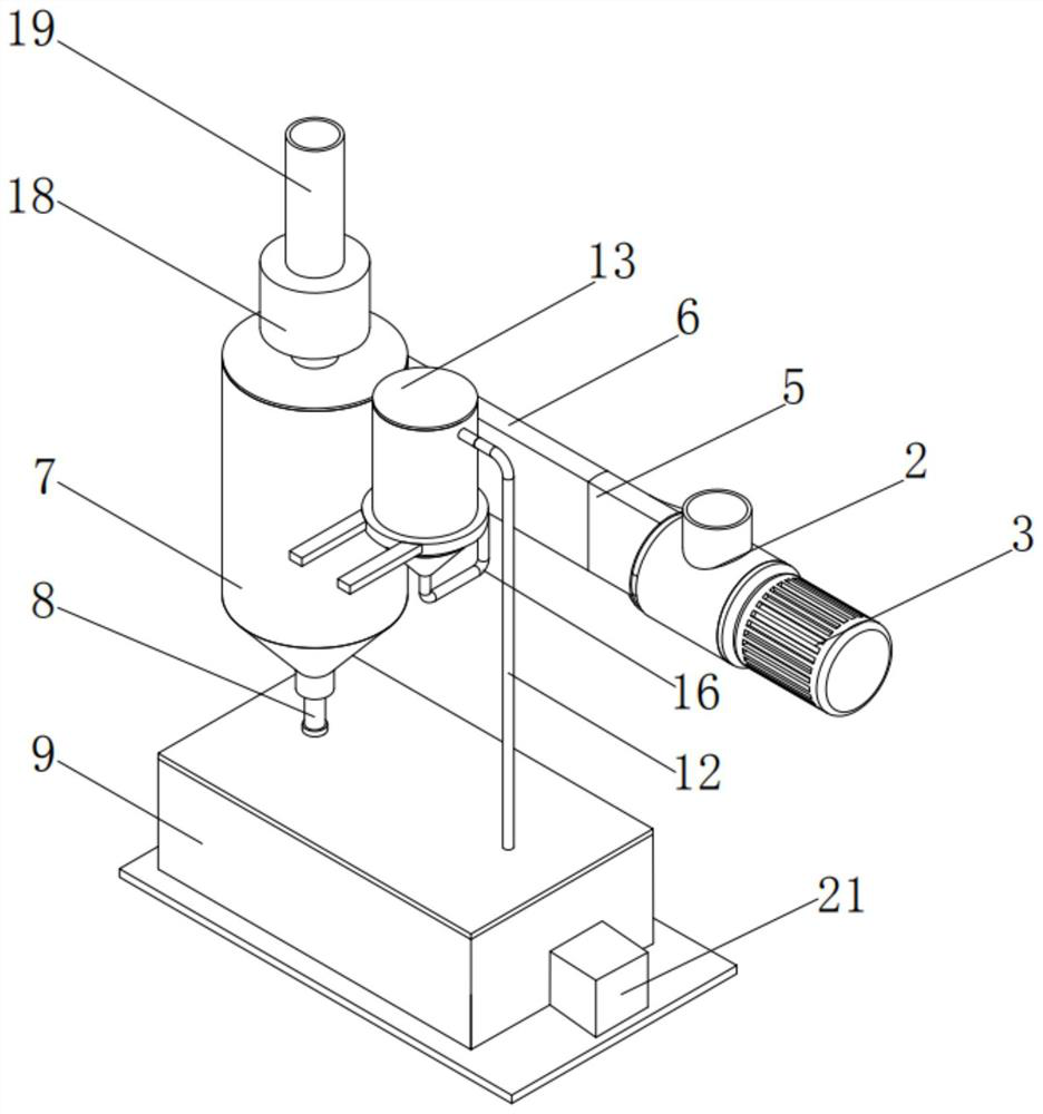 Air pollution treatment and purification device