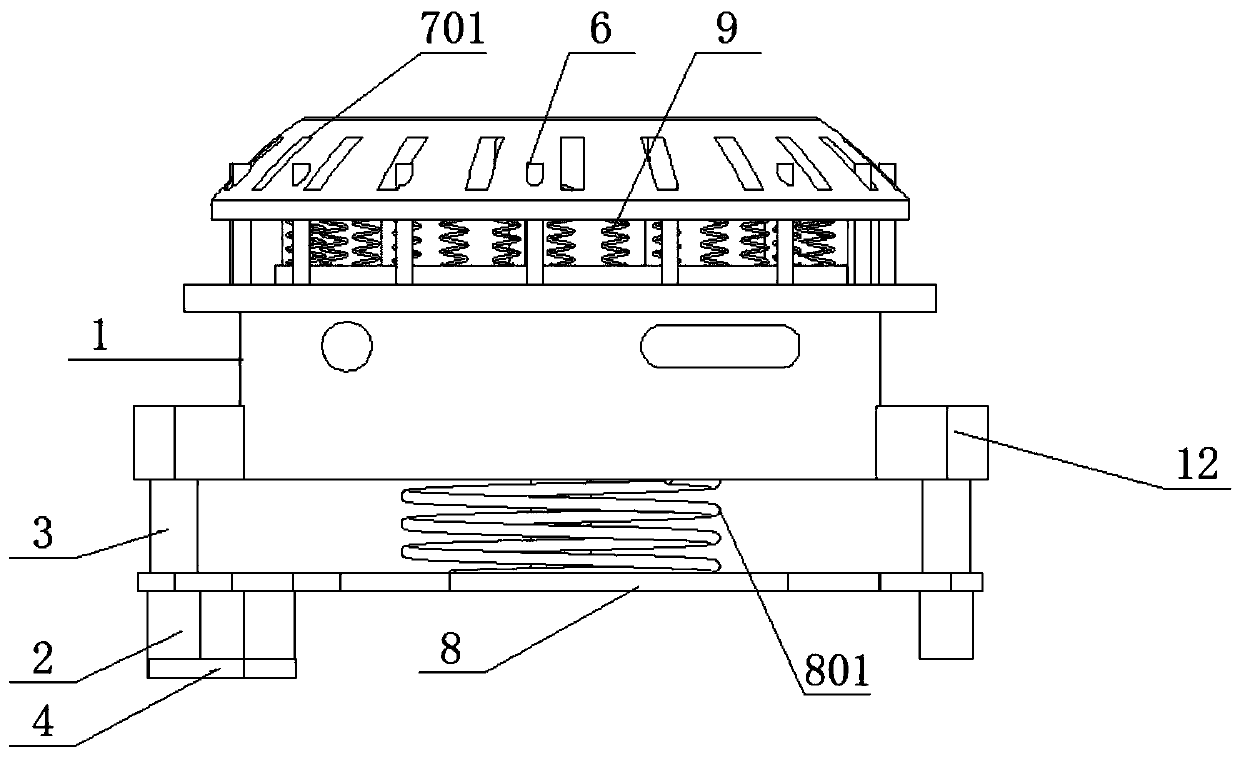 Radar sensor used for motor vehicle and convenient to disassemble, assemble and replace