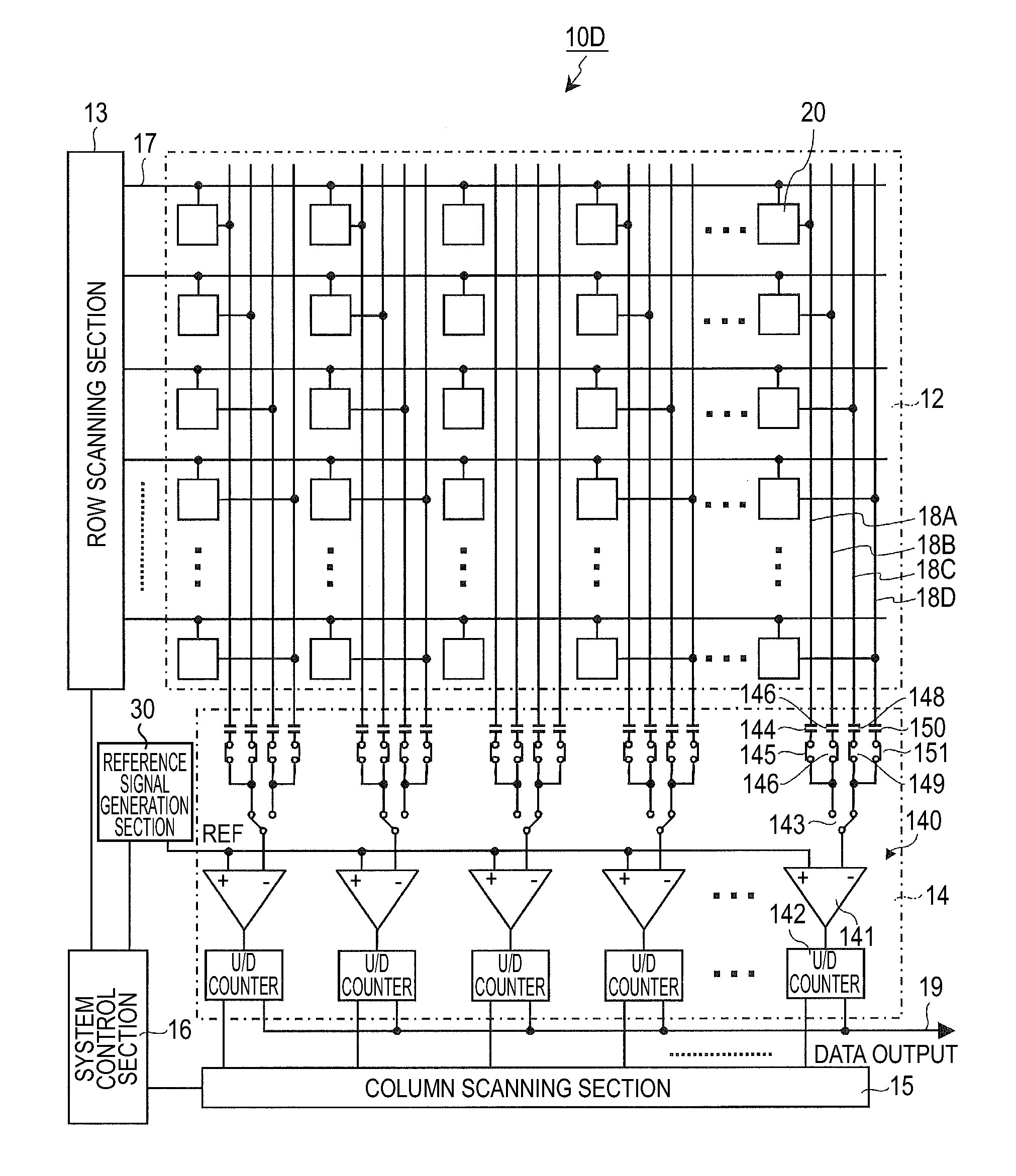 Solid-state imaging apparatus with plural readout modes, and electronic equipment