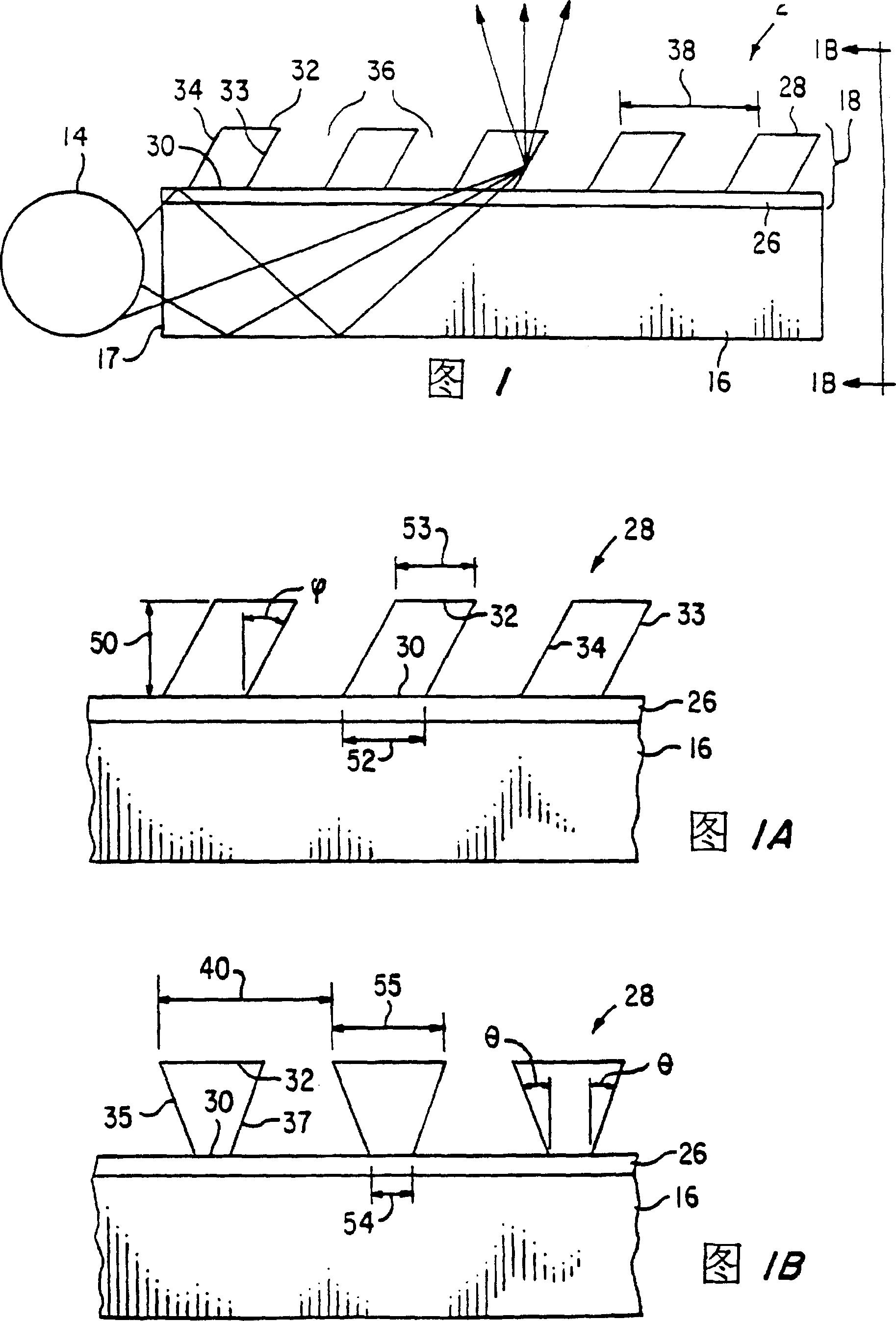 Illumination system employing array of microprisms
