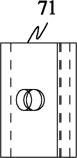 On-board suspension type bearing bracket