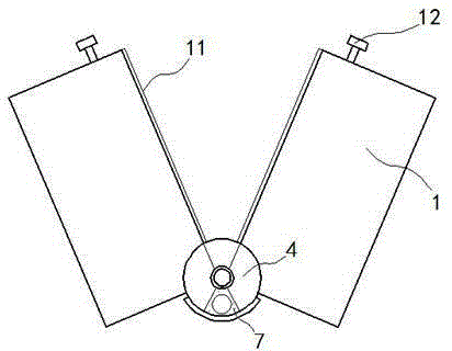 Self- closing refrigerator