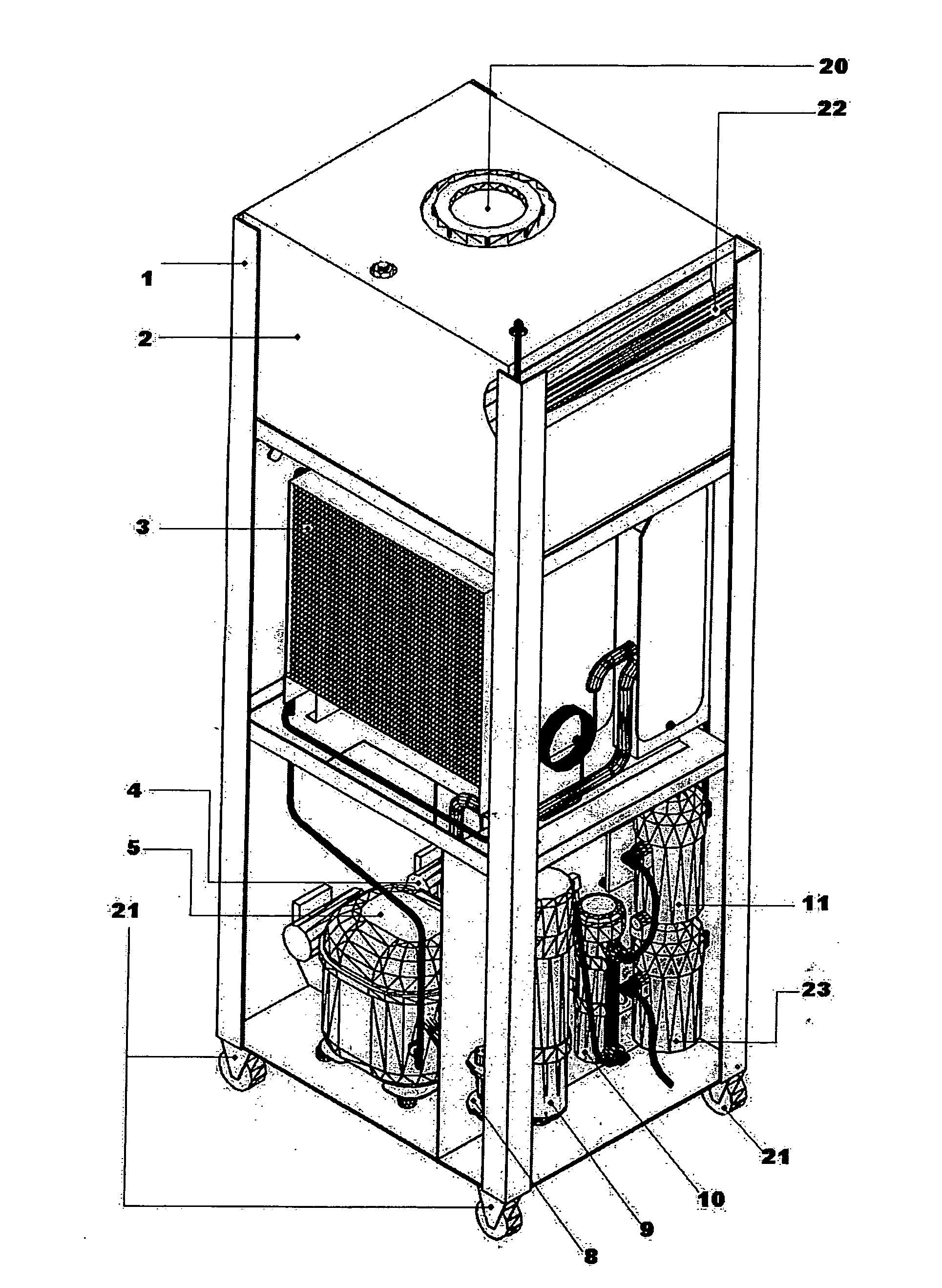 Condensed water production system