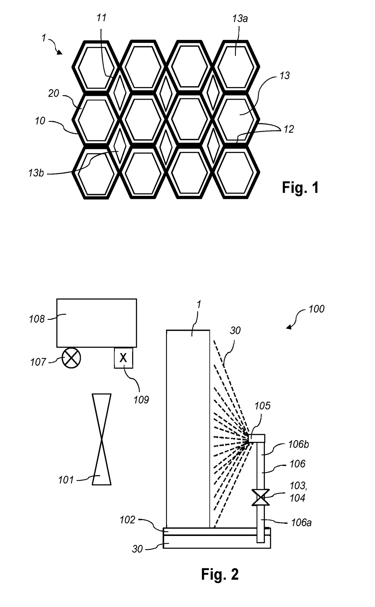 Filter element and gas purification device comrpising a filter element