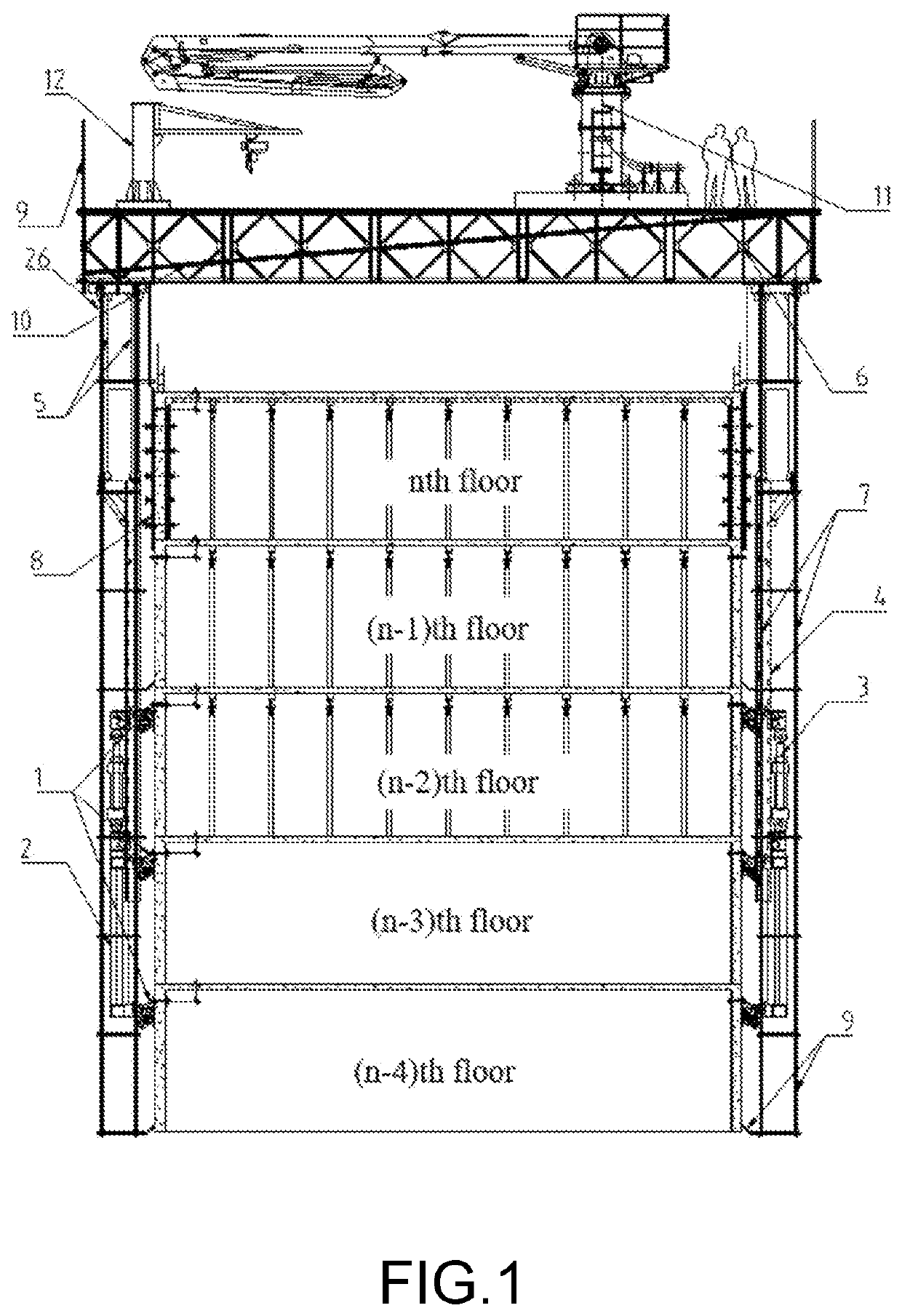 Construction building equipment and construction method thereof