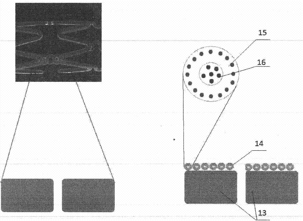 Nano-microcapsule coated intravascular stent of core-shell structure and preparation method of intravascular stent