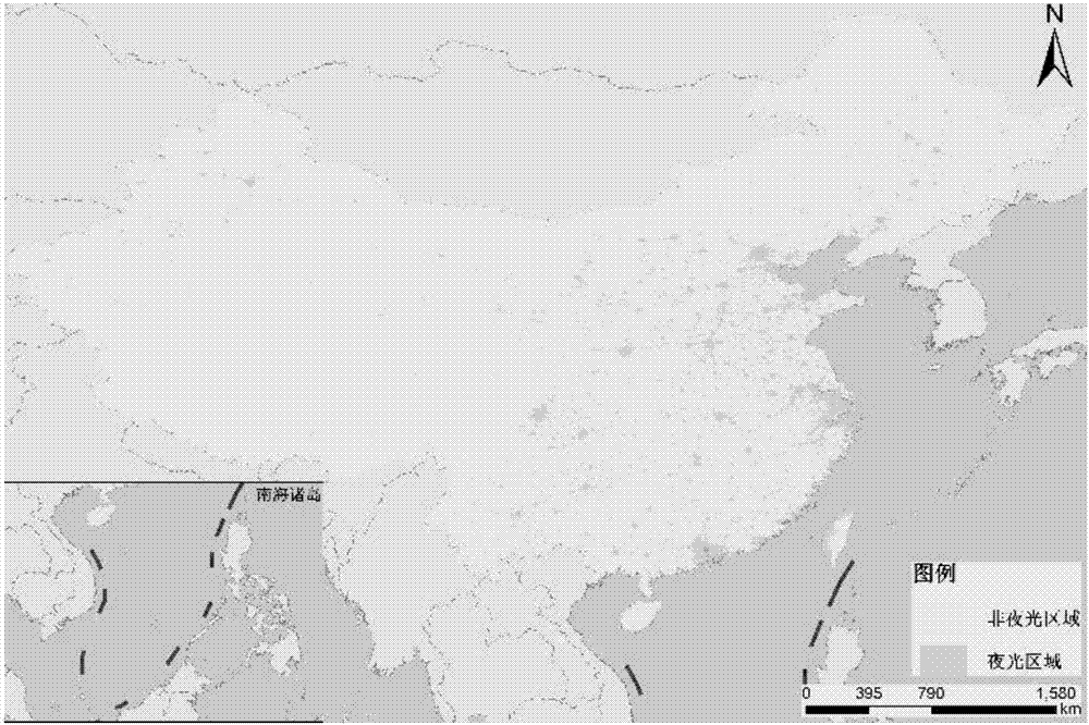 China land noctilucence remote sensing classification accuracy evaluation method using two-stage sampling model