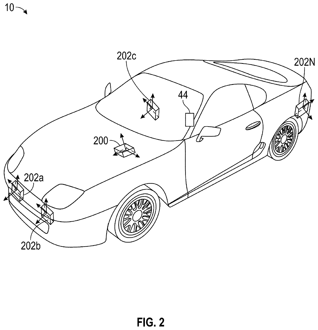 Method for unsupervised automatic alignment of vehicle sensors