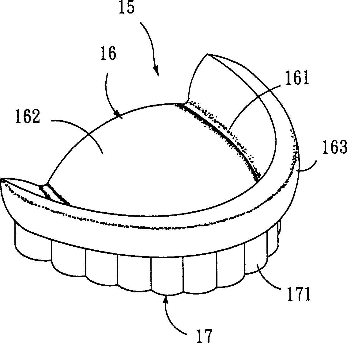 Method for quick false tooth formation and false tooth