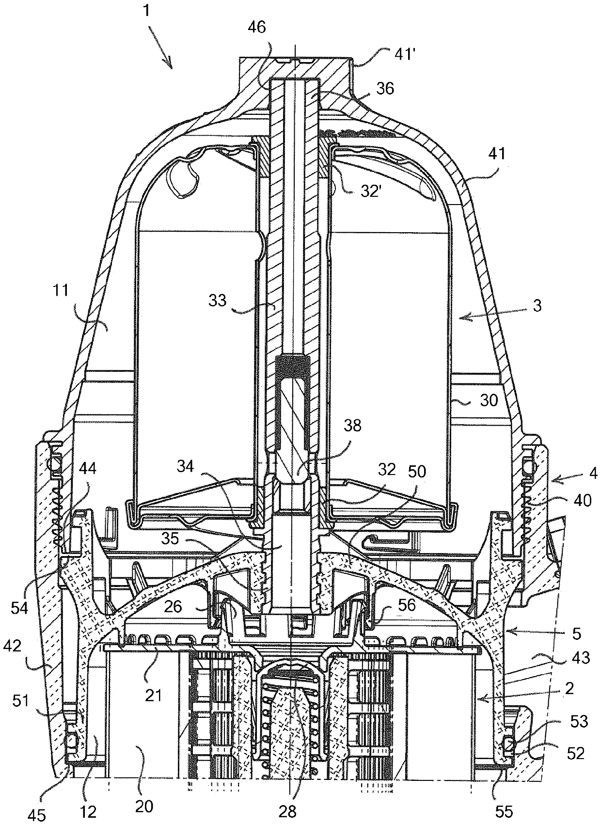 Device for removing impurities from the lubricating oil of an internal combustion engine